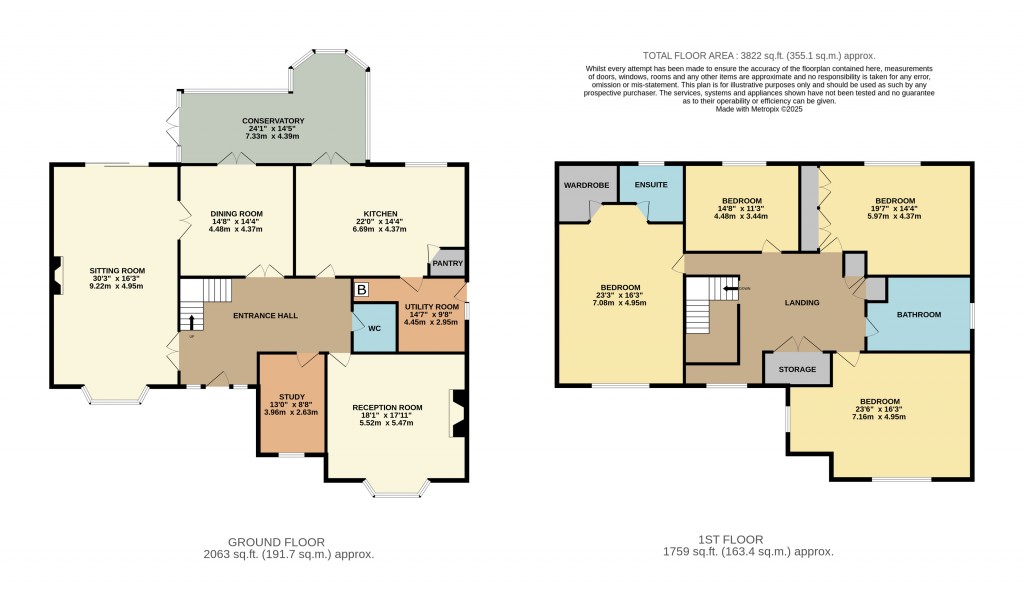 Floorplans For Blackford, Wedmore, Somerset