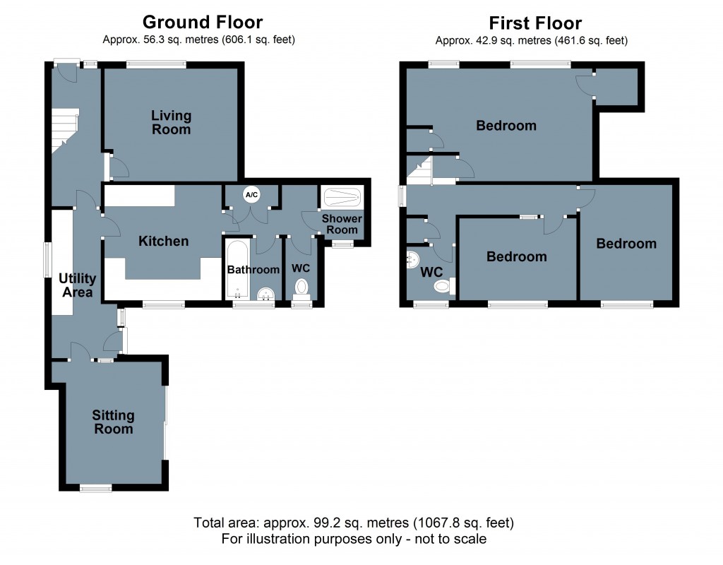 Floorplans For Netherfield Road, Battle, East Sussex
