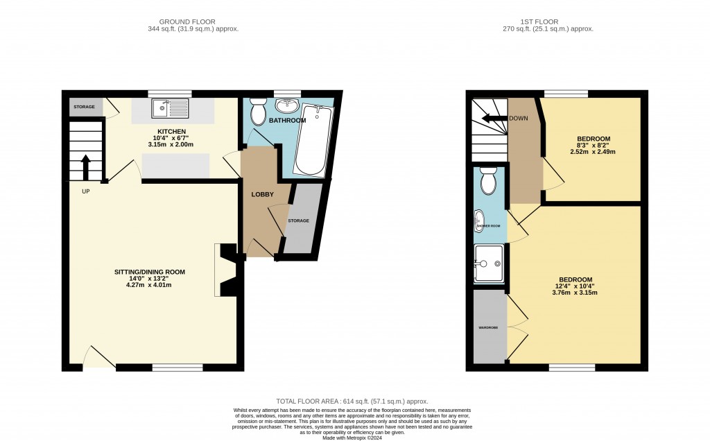 Floorplans For Dinder, Wells, Somerset