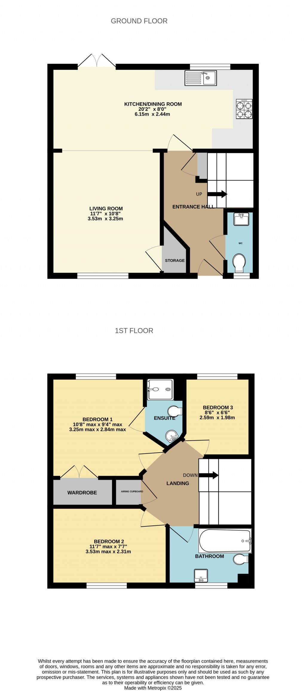 Floorplans For Walnut Grove, Shepton Mallet, Somerset