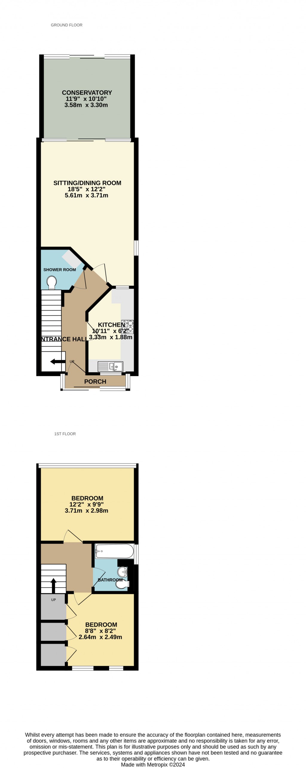 Floorplans For Hollies Close, Shepton Mallet, Somerset
