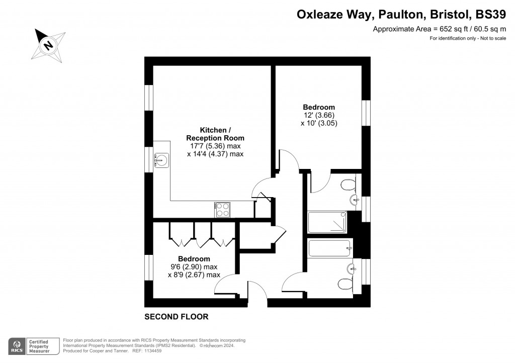 Floorplans For Oxleaze Way, Paulton, Bristol, Somerset