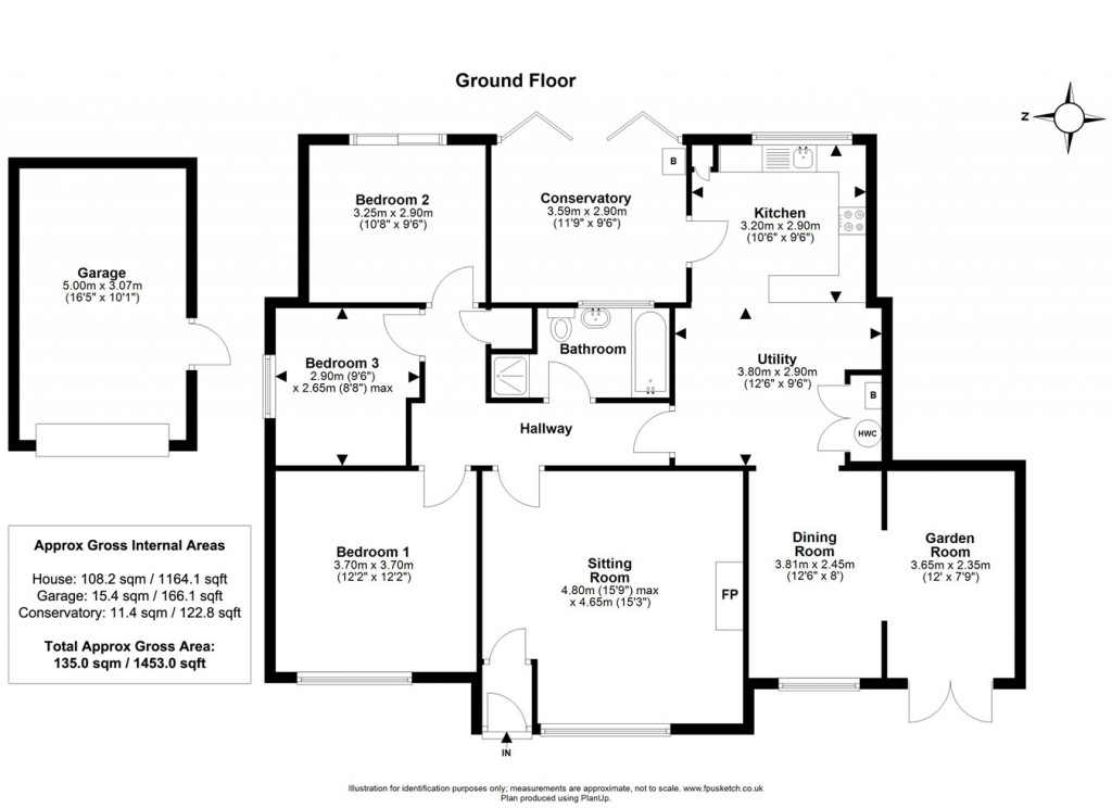 Floorplans For Newbridge Way, Pennington, Lymington, SO41