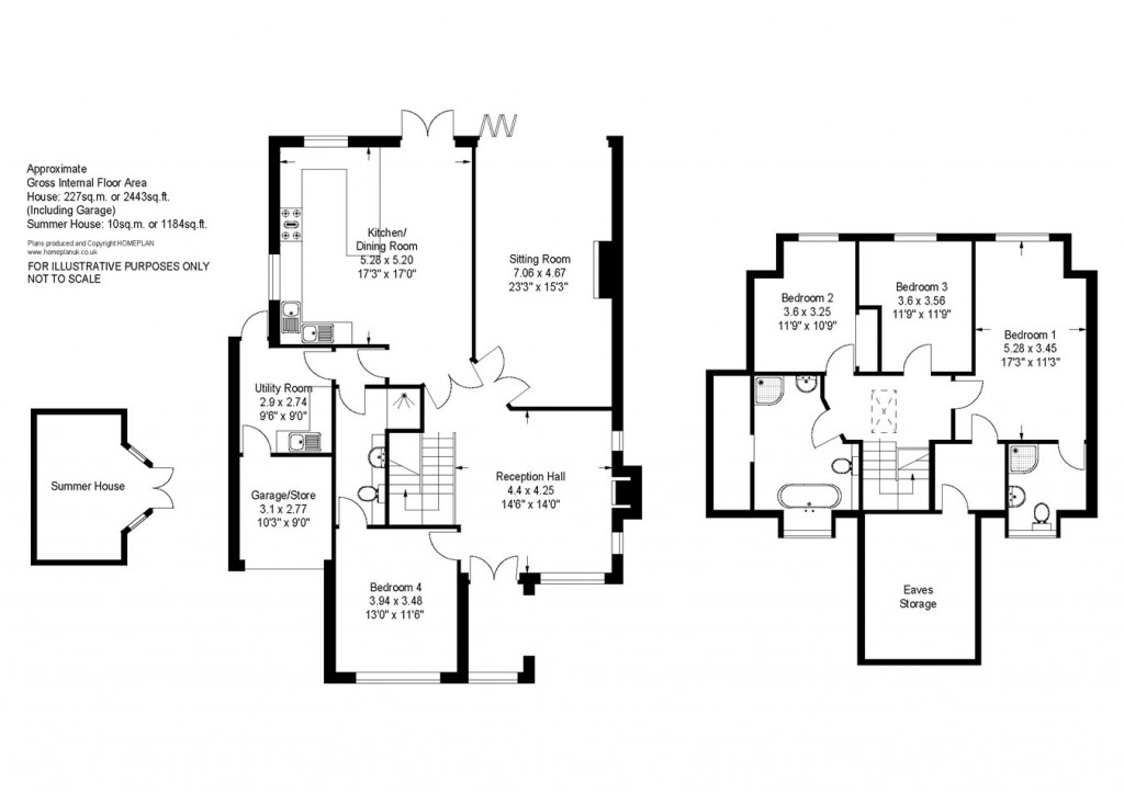 Floorplans For Island View Close, Milford on Sea, Lymington, SO41