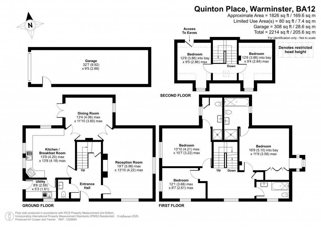 Floorplans For Codford, Wiltshire