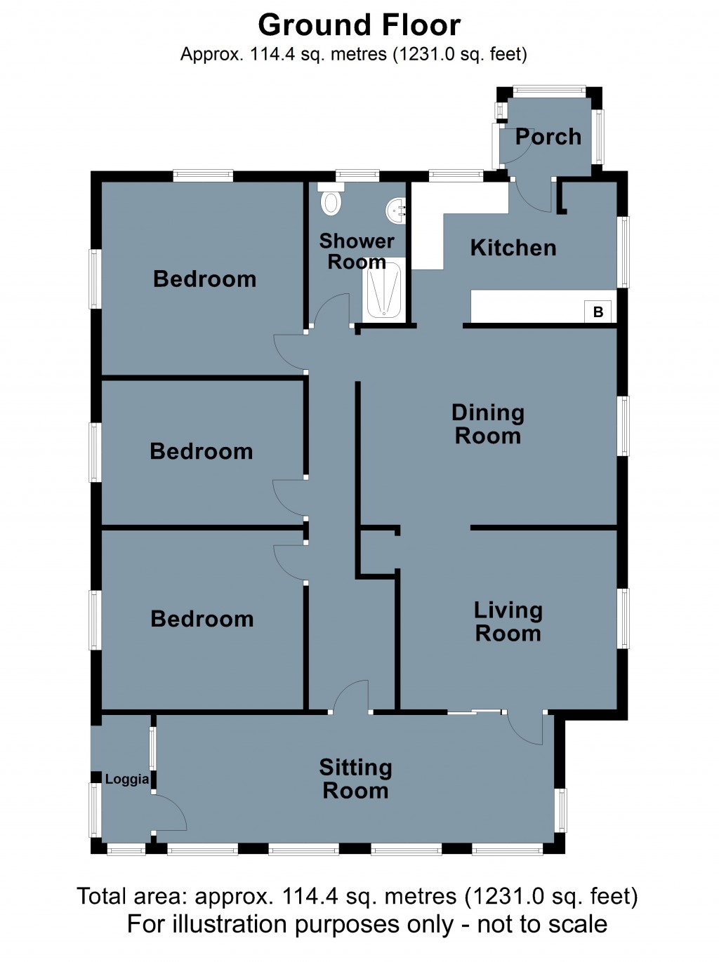 Floorplans For North Trade Road, Battle, East Sussex