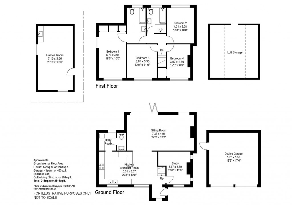 Floorplans For Wainsford Road, Pennington, Lymington, SO41