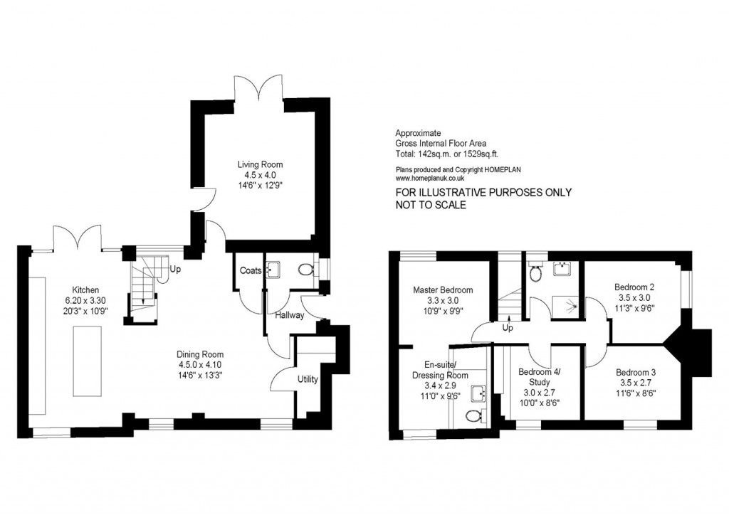 Floorplans For White Horse Lane, Milford on Sea, SO41