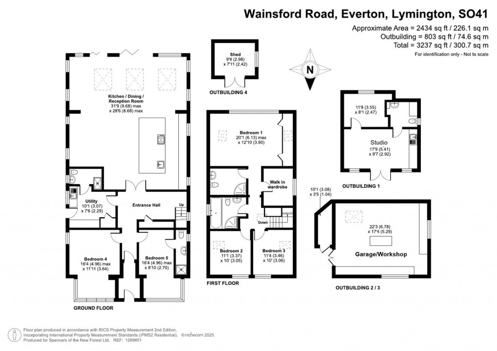 Floorplans For Wainsford Road, Everton, Lymington, SO41