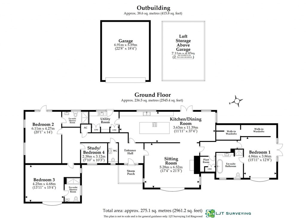 Floorplans For Lions Lane, Ashley Heath, Ringwood, BH24