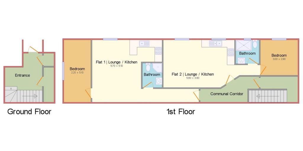 Floorplans For Burton Road, Lincoln