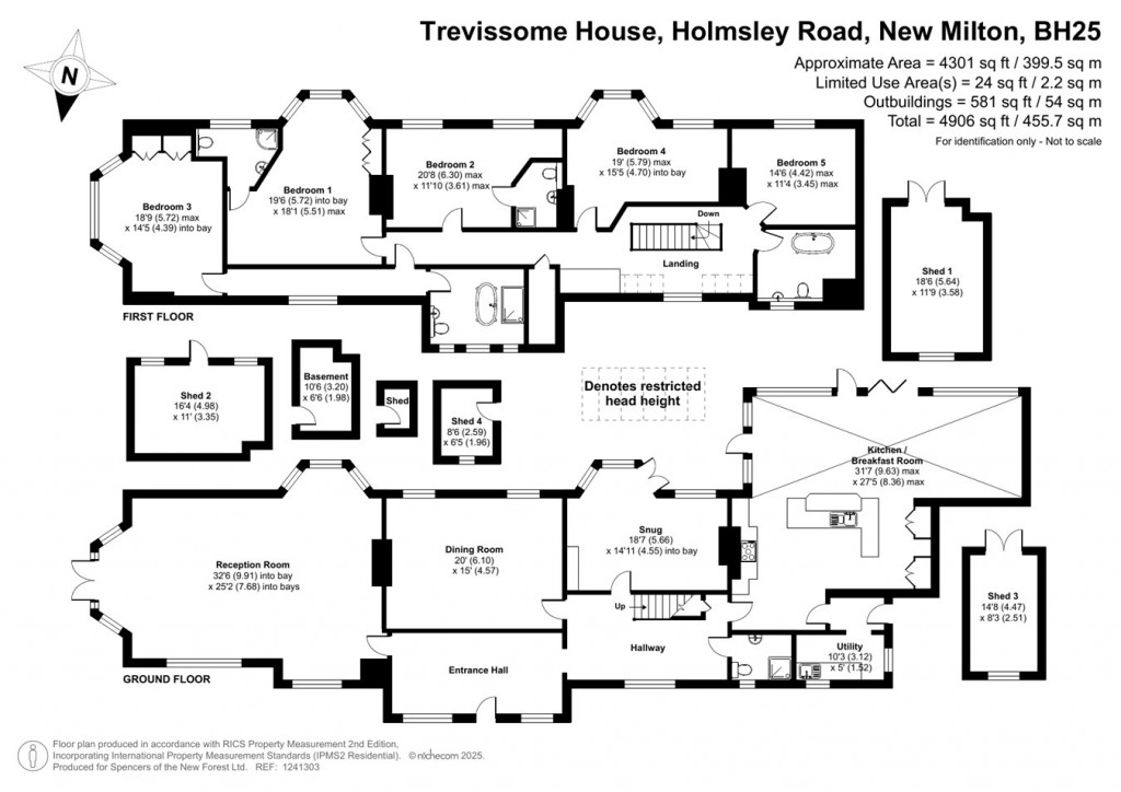 Floorplans For Holmsley Road, Wootton, BH25