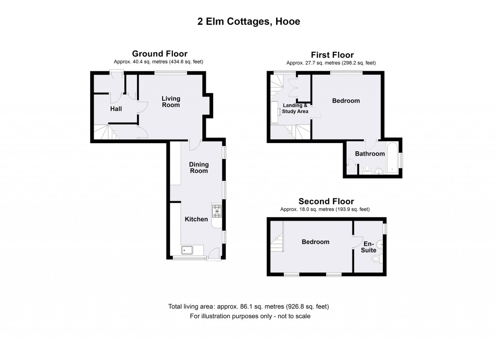 Floorplans For Denbigh Road, HOOE