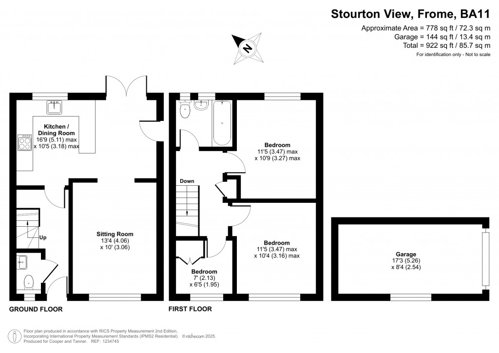 Floorplans For Stourton View, Frome, Somerset