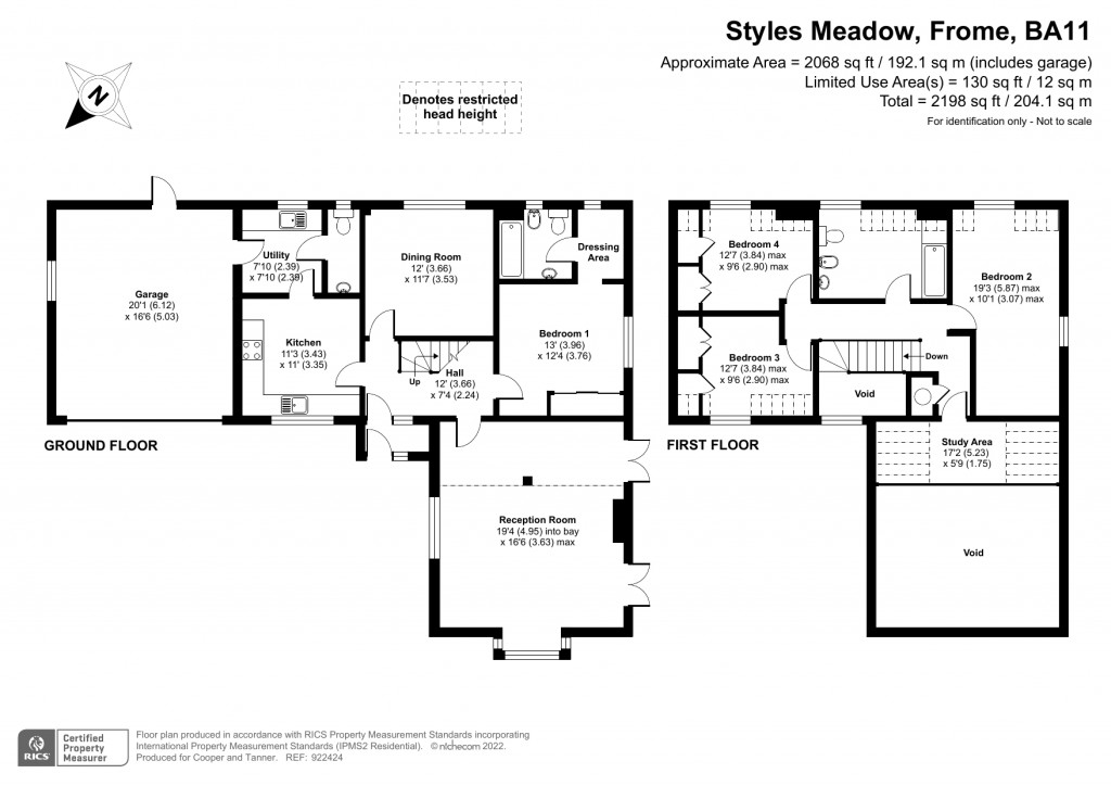 Floorplans For Styles Meadow, Frome
