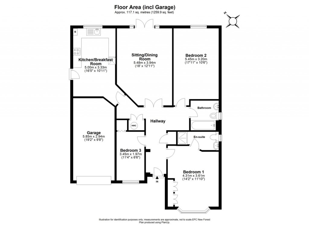 Floorplans For Paddock Gardens, Lymington, SO41