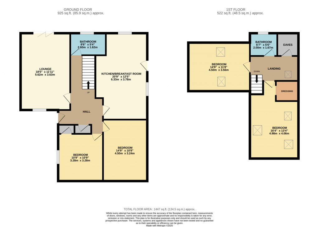 Floorplans For Bay Lane, Draycott, Somerset