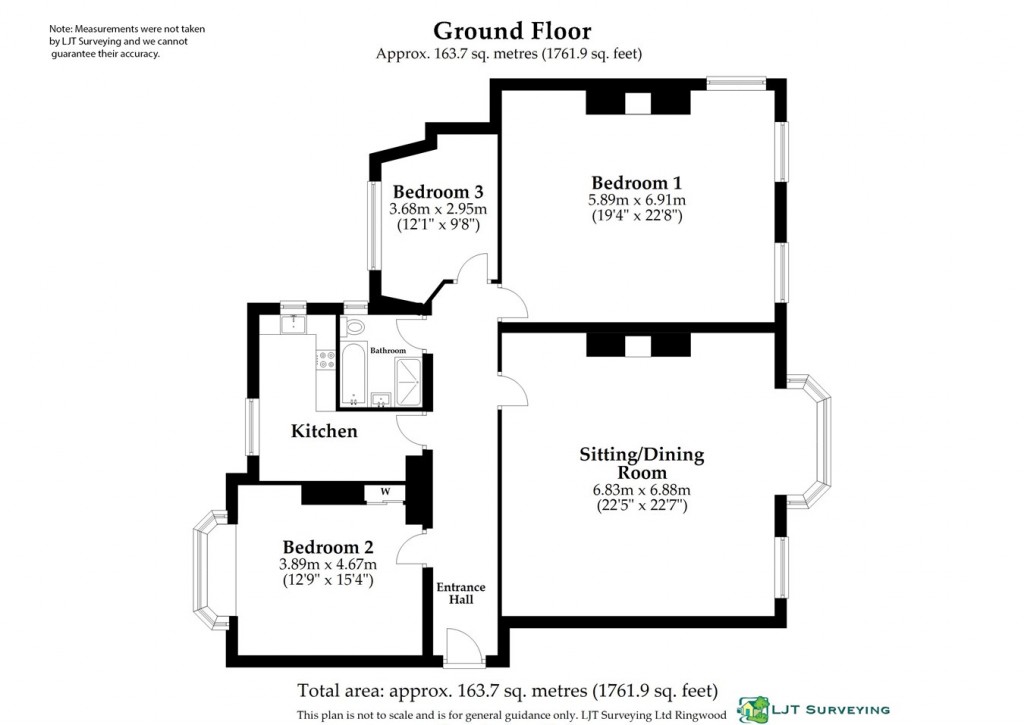 Floorplans For Burley Road, Bransgore, Christchurch, BH23