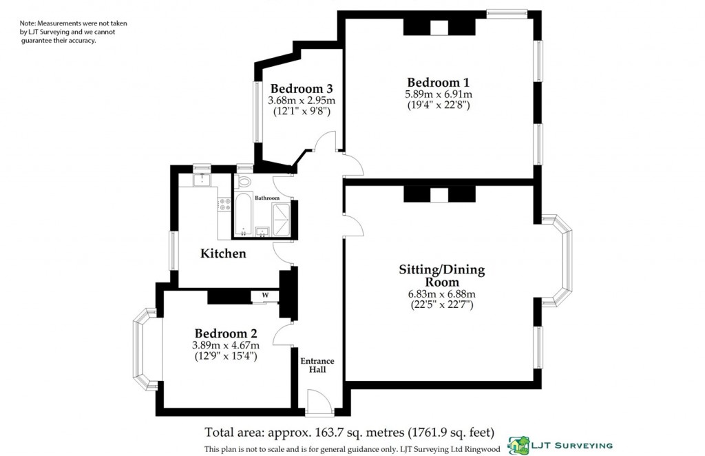 Floorplans For Burley Road, Bransgore, Christchurch, BH23