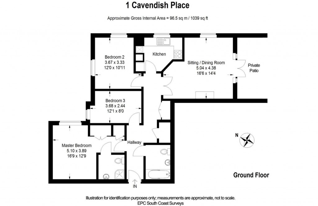 Floorplans For Cavendish Place, Lymington, SO41