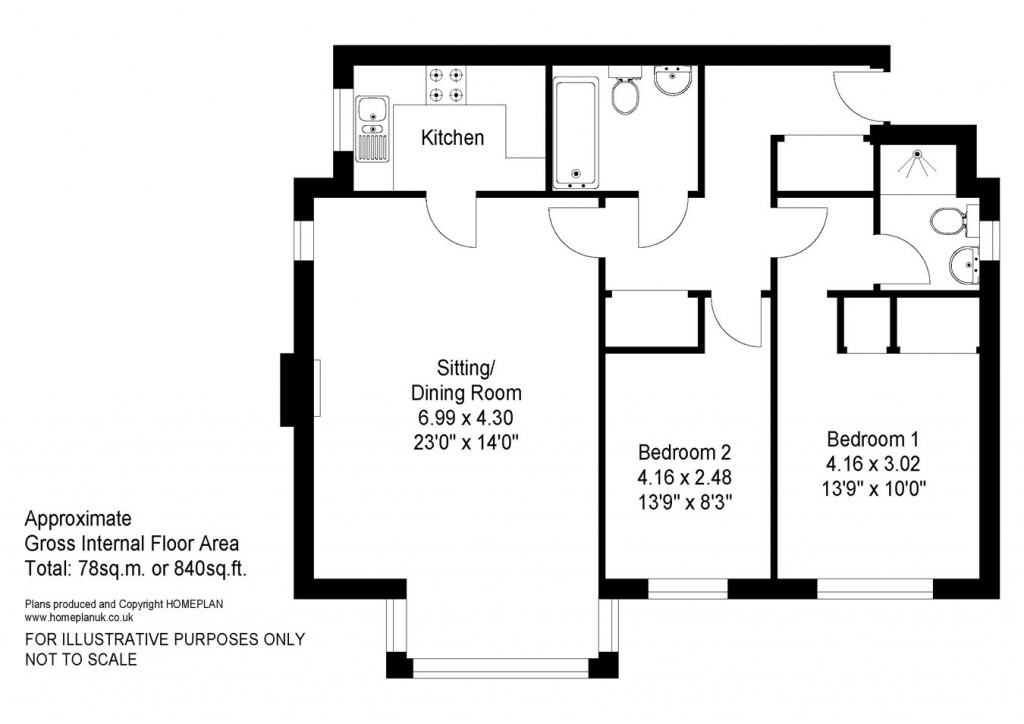 Floorplans For 64, Belmore Lane, Lymington, SO41