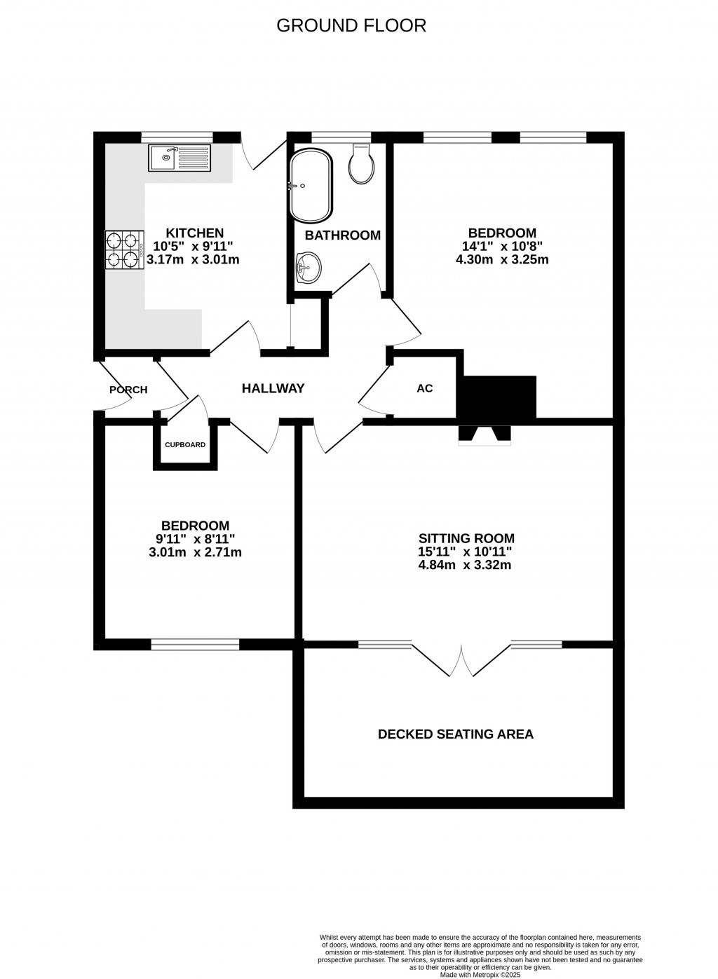 Floorplans For Leg of Mutton Road, Glastonbury, Somerset