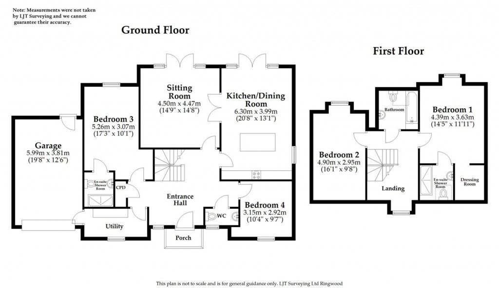 Floorplans For Woolsbridge Road, Ashley Heath, Ringwood, BH24