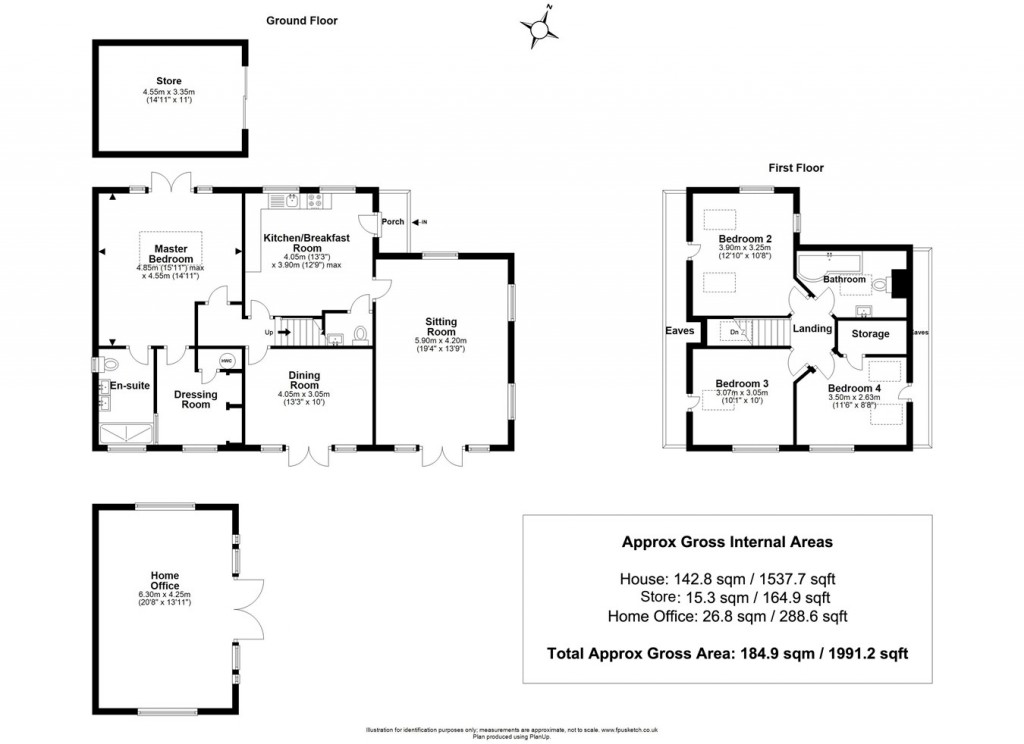 Floorplans For Palace Lane, Beaulieu, Brockenhurst, SO42