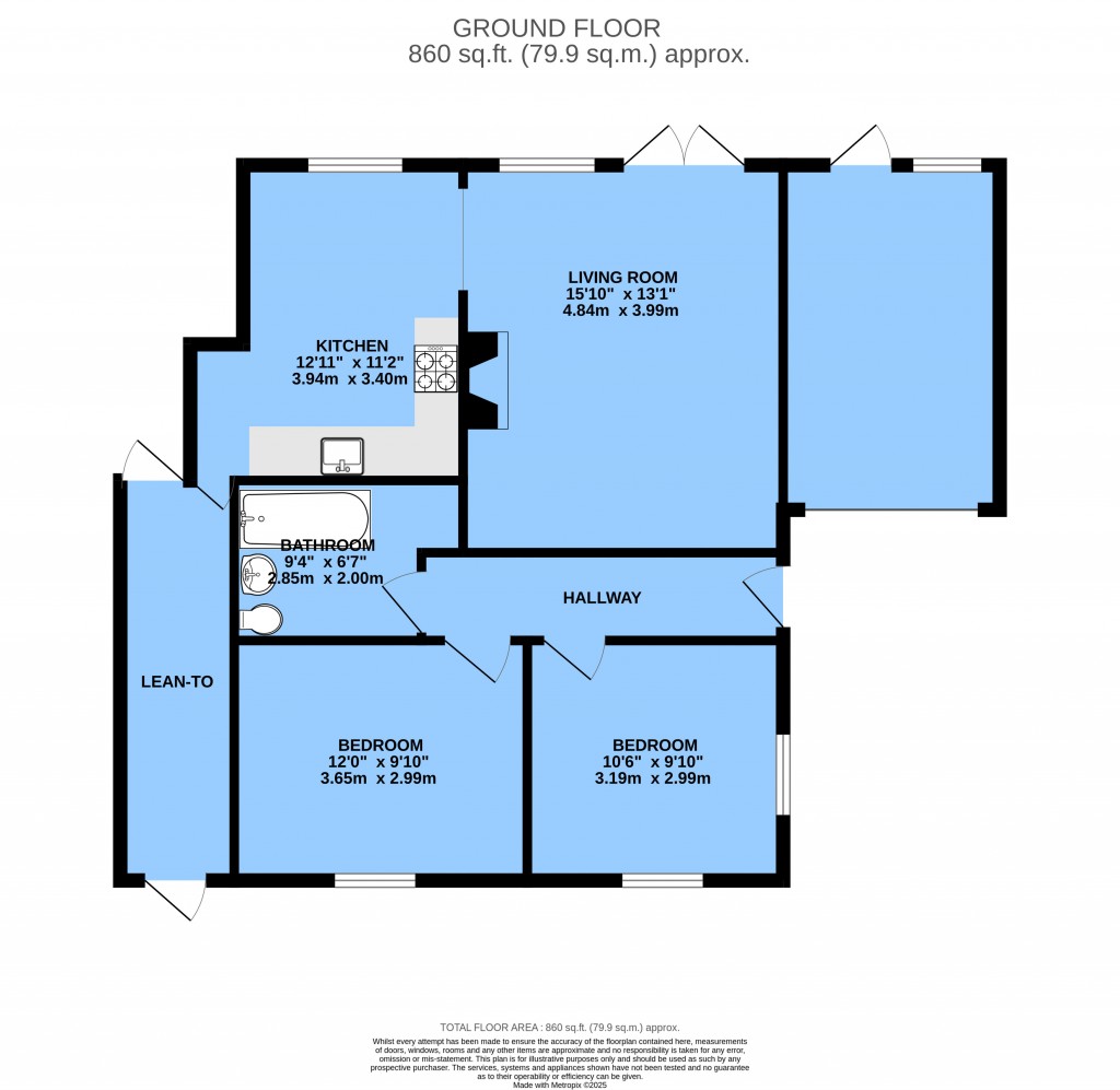 Floorplans For Oakhurst Road, Battle, East Sussex