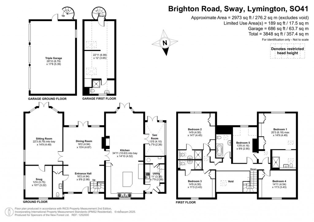 Floorplans For Brighton Road, Sway, Lymington, SO41