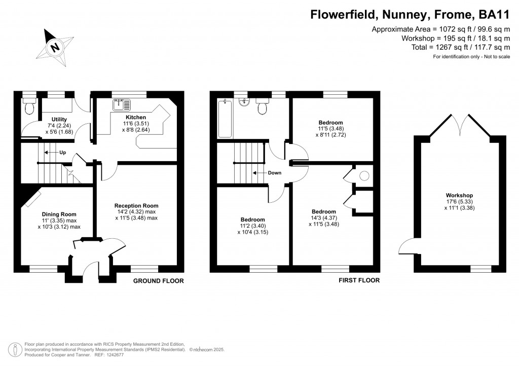 Floorplans For Nunney, Frome, Somerset