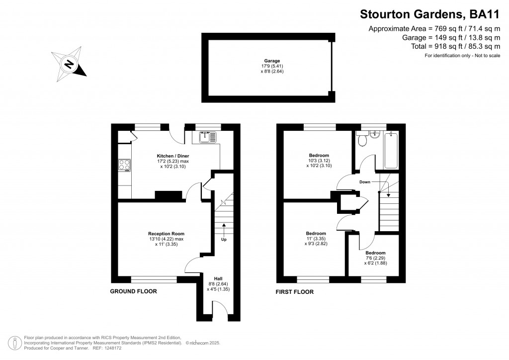 Floorplans For Stourton Gardens, Frome, Somerset