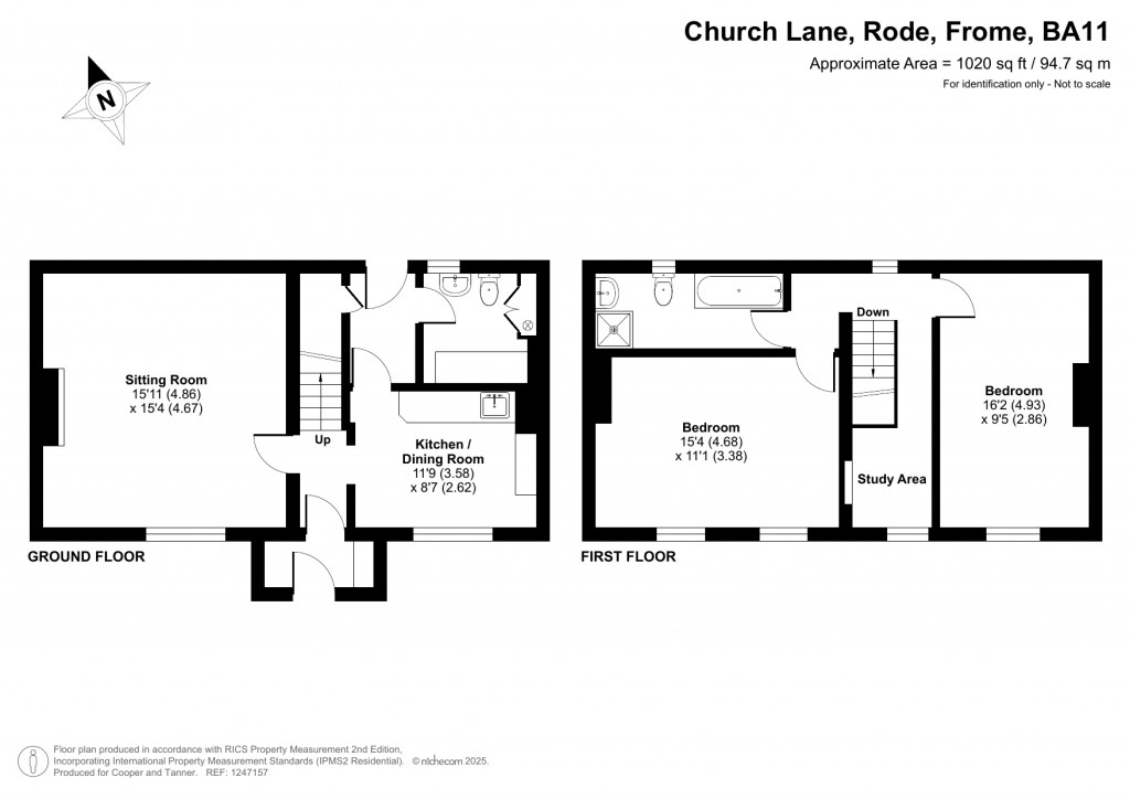 Floorplans For Rode, Somerset