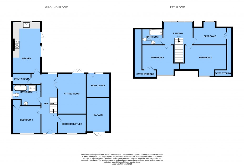 Floorplans For Skinners Lane, Catsfield, East Sussex