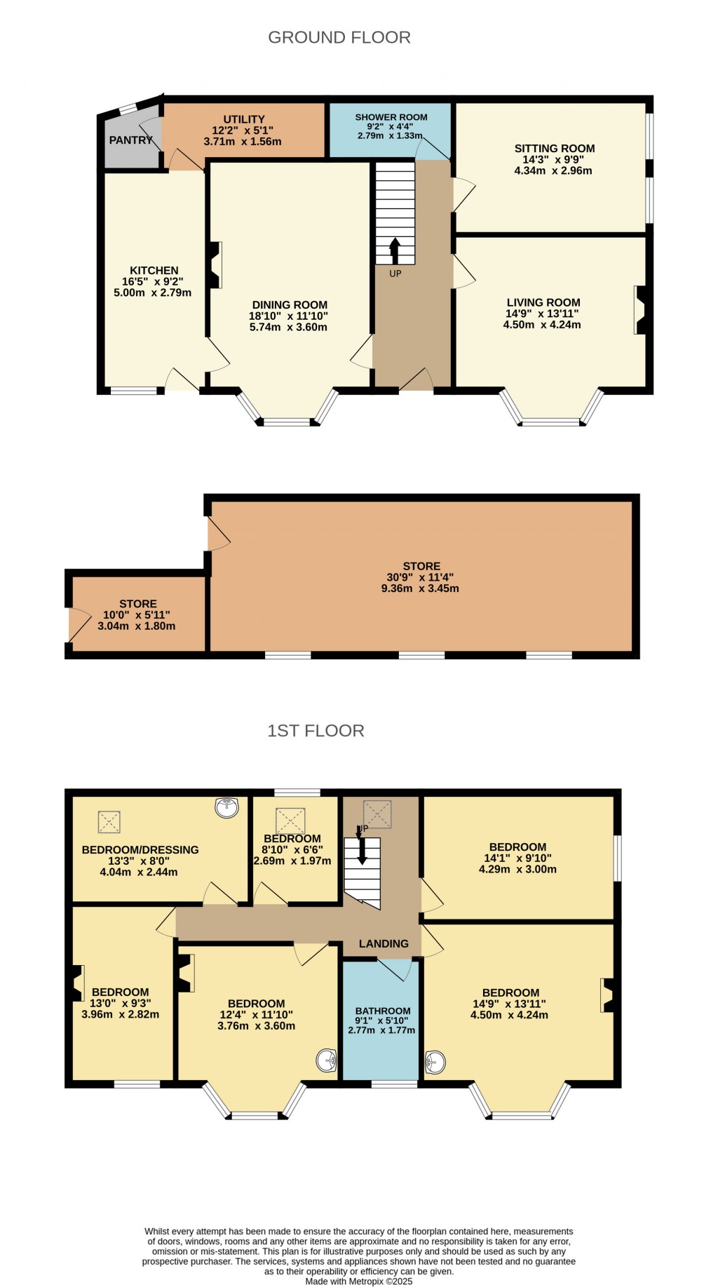 Floorplans For Cliff Street, Cheddar, Somerset