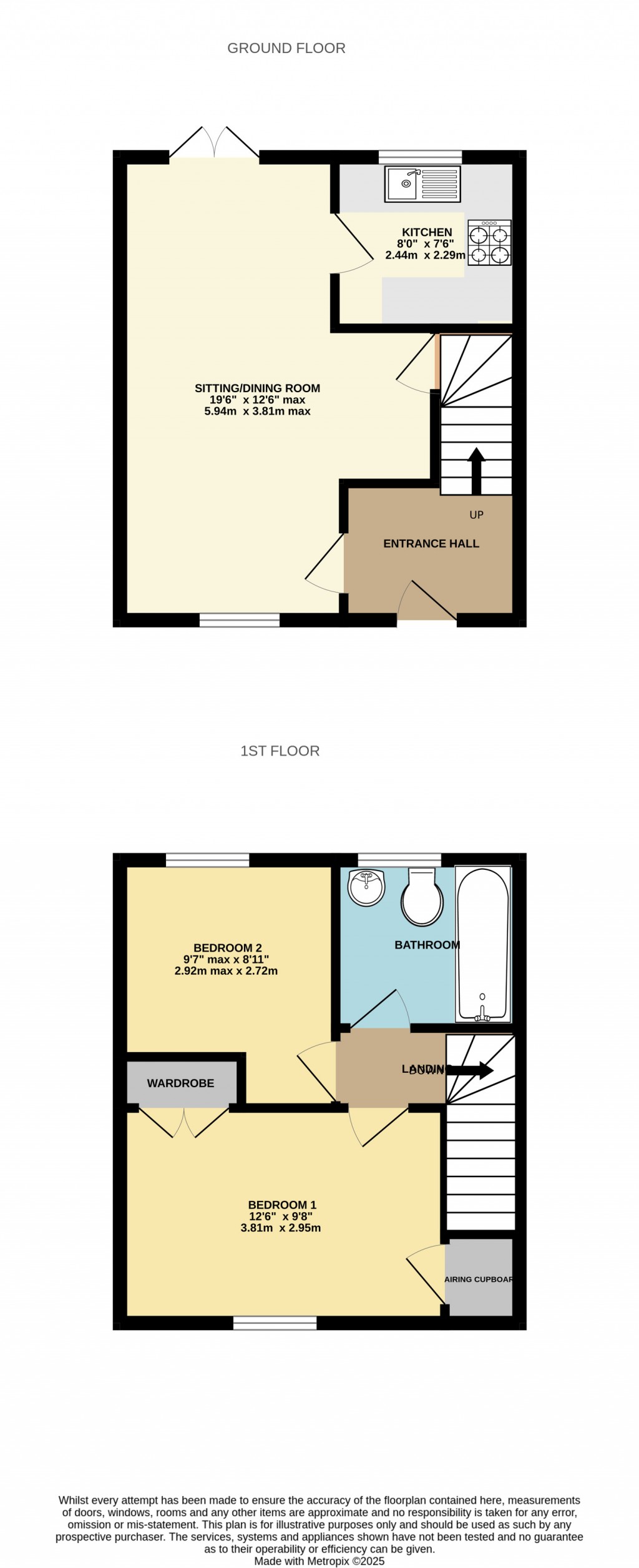 Floorplans For Starling Way, Shepton Mallet, Somerset