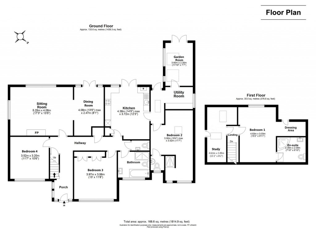 Floorplans For Armstrong Close, Brockenhurst, SO42