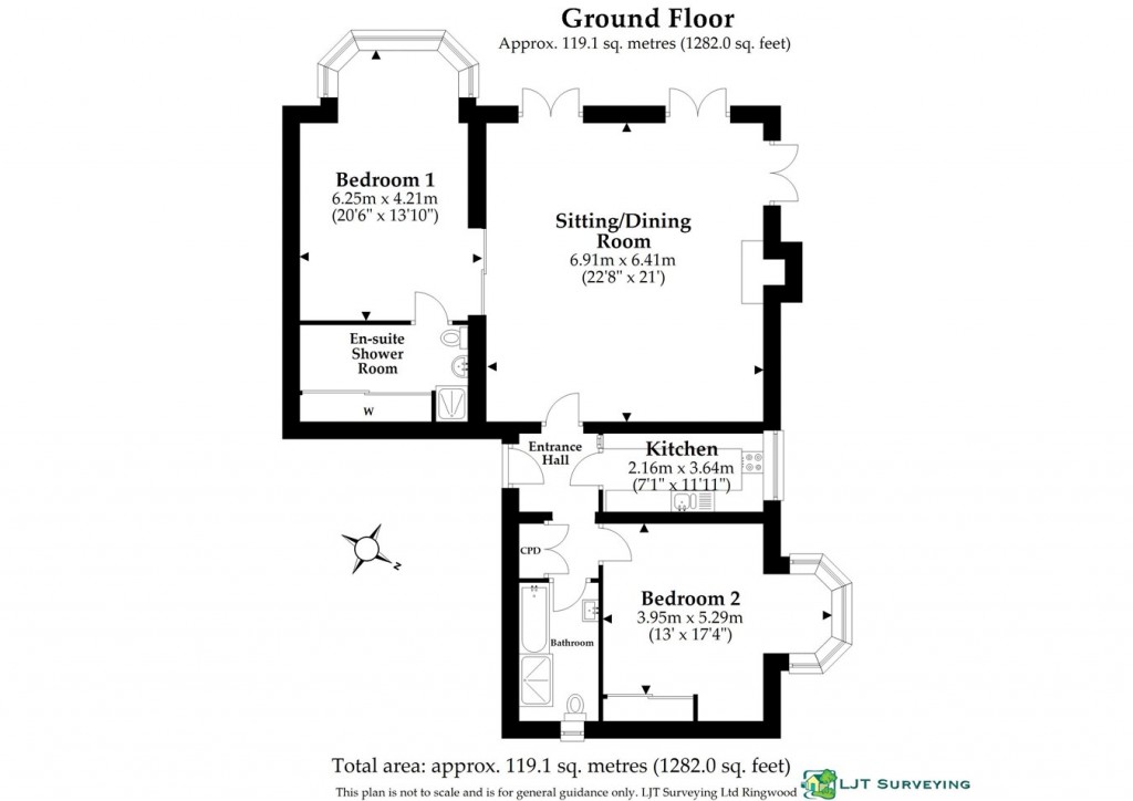 Floorplans For Burley Road, Bransgore, Christchurch, BH23