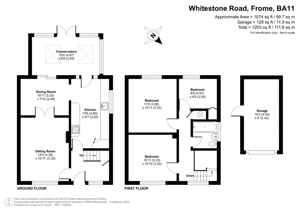 Floorplans For Whitestone Road, Frome, Somerset