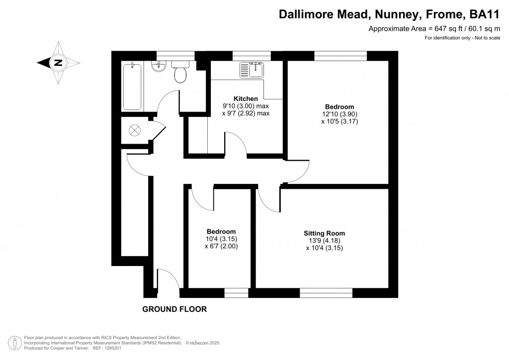 Floorplans For Nunney, Frome, Somerset