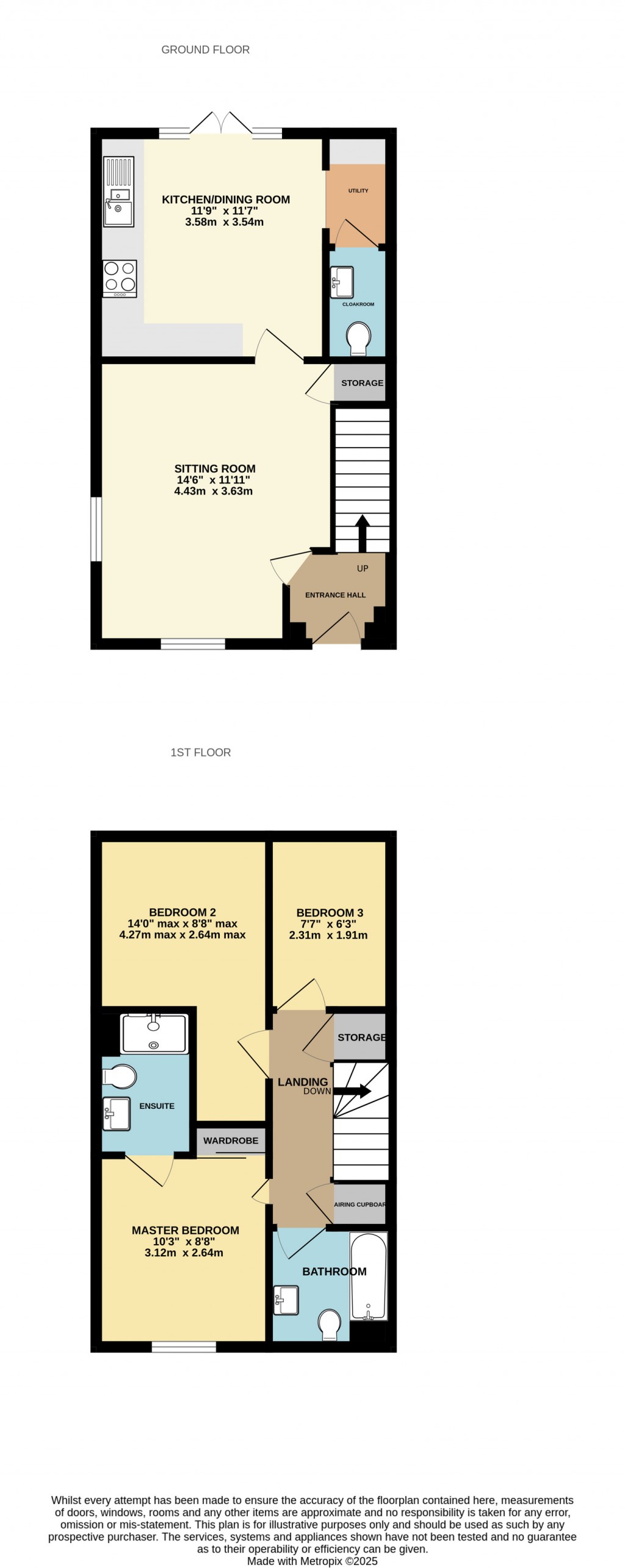 Floorplans For Bourke Road, Shepton Mallet, Somerset
