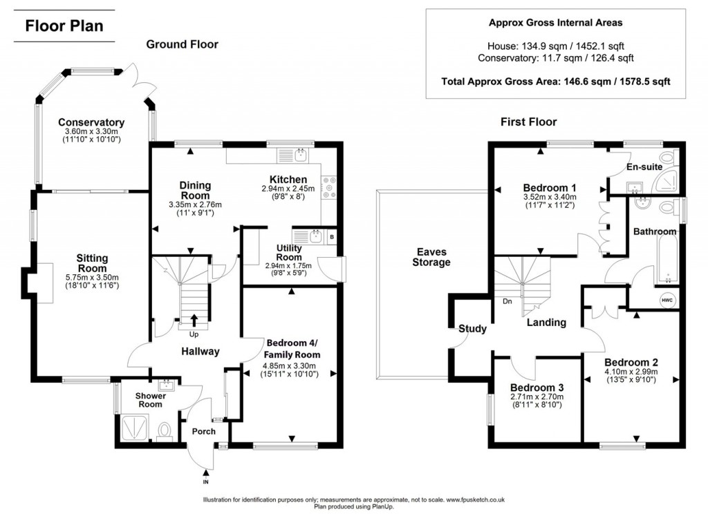 Floorplans For Haskells Close, Lyndhurst, SO43