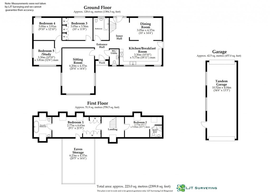 Floorplans For Dial Close, Bransgore, Christchurch, BH23