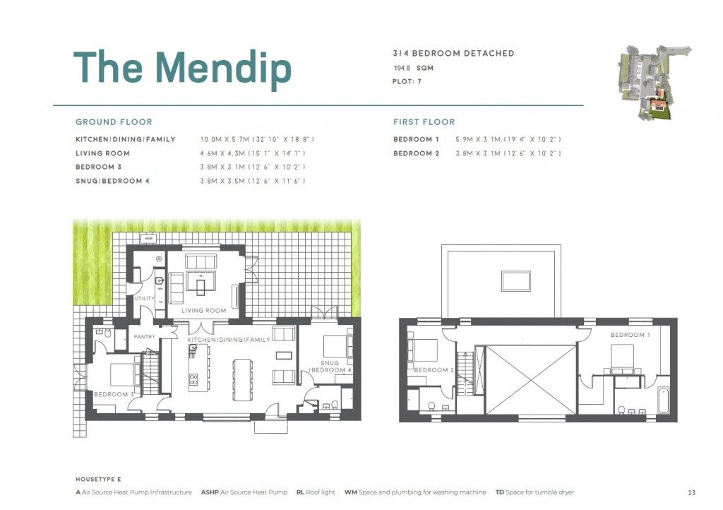 Floorplans For The Close, Wedmore