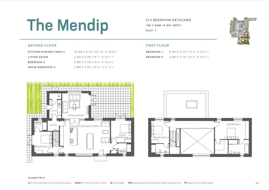 Floorplans For The Close, Wedmore