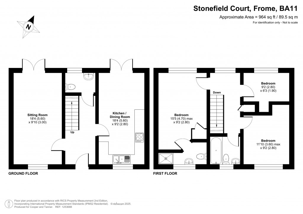 Floorplans For Stonefield Court, Frome, Somerset