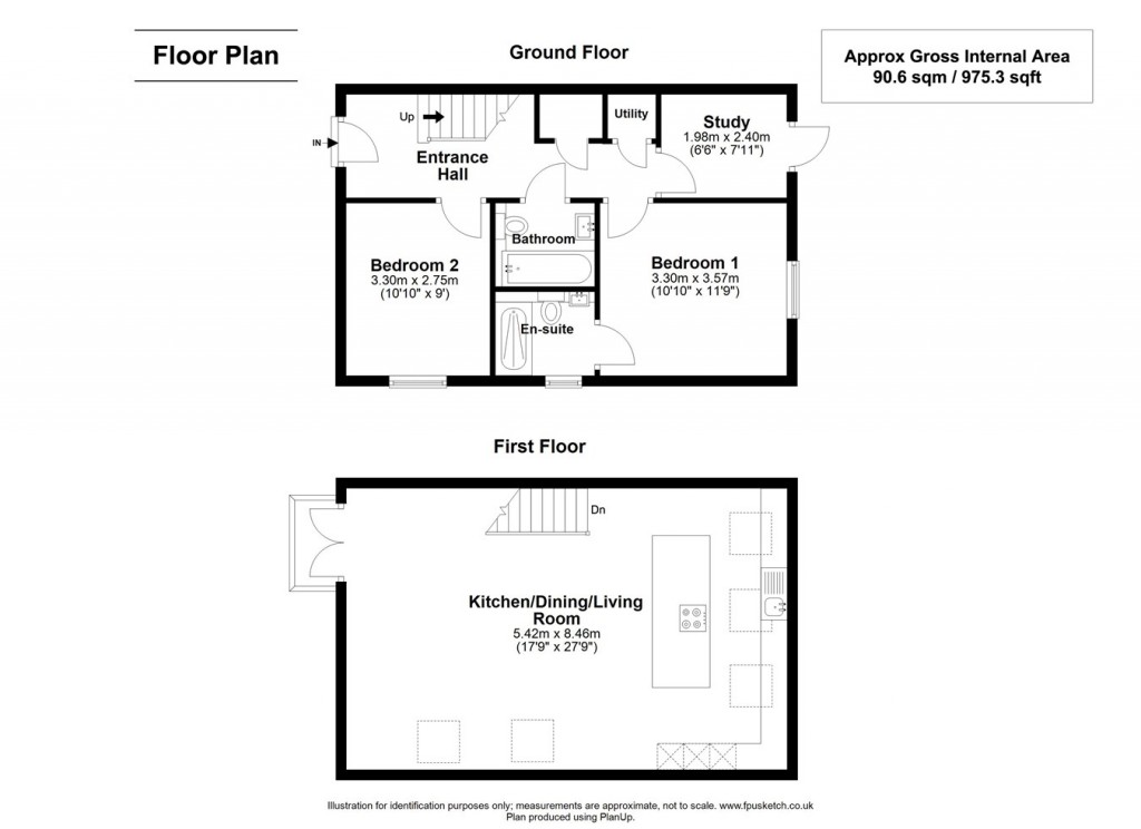 Floorplans For Connaught Place, Brockenhurst, SO42