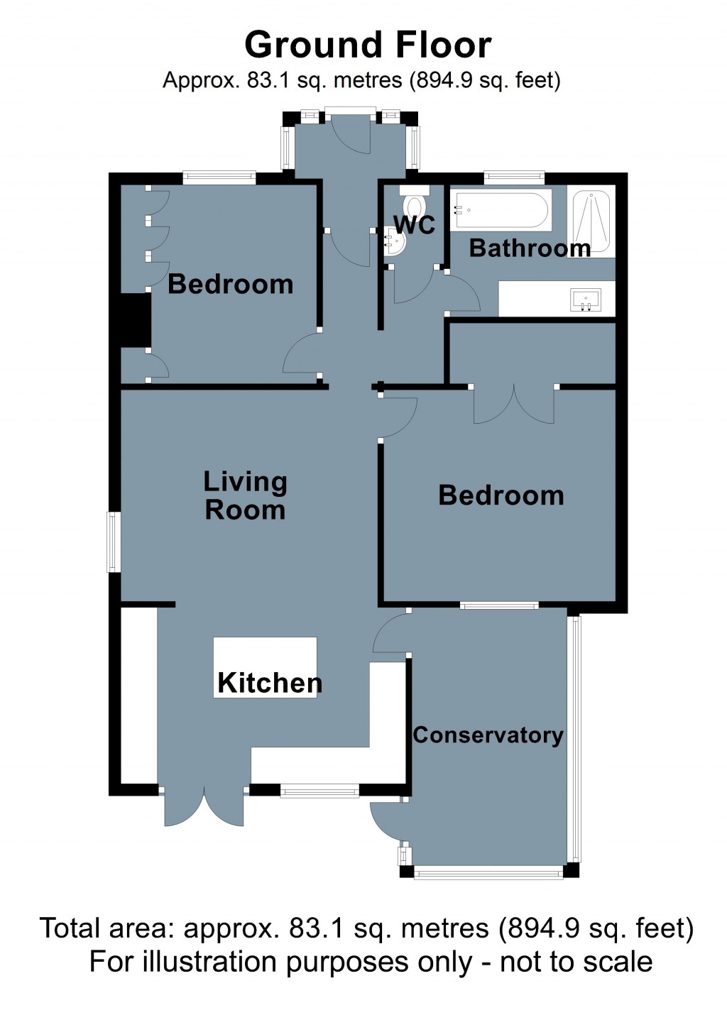 Floorplans For Hastings Road, Battle, East Sussex