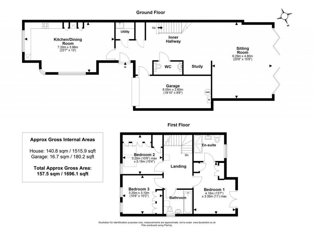 Floorplans For Belmore Lane, Lymington, SO41