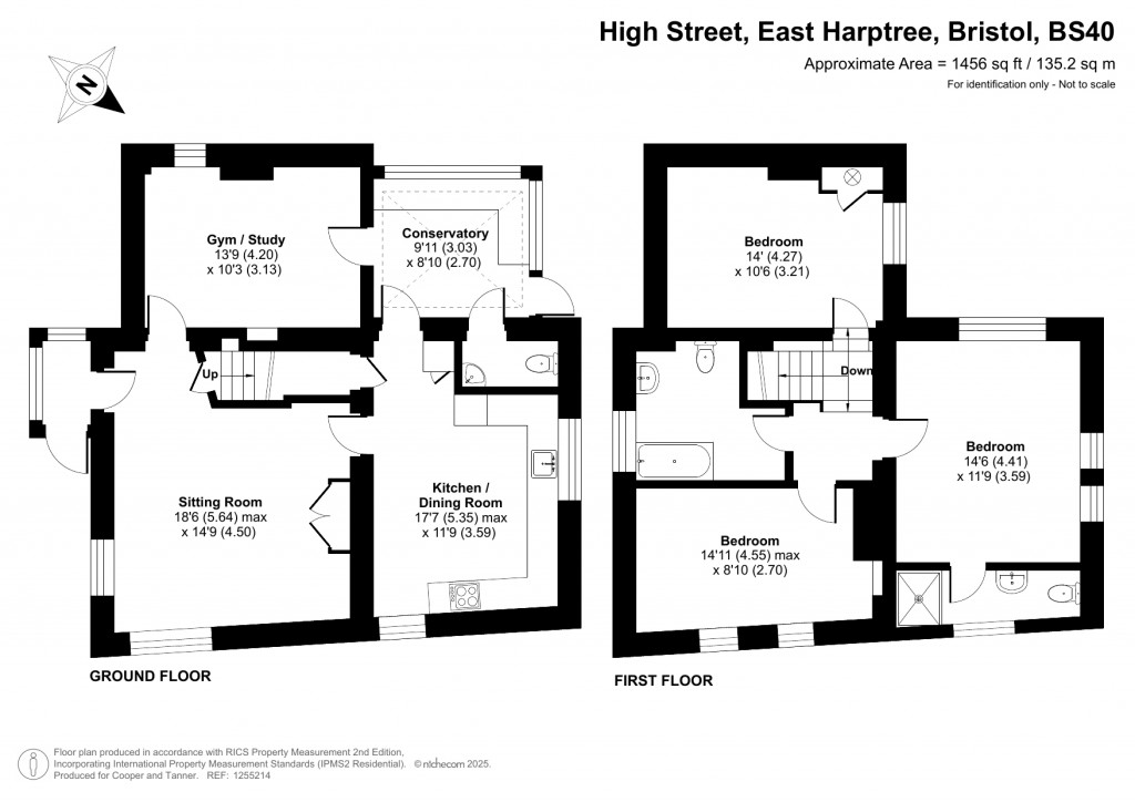 Floorplans For High Street, East Harptree, Bristol, Somerset